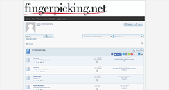 Desktop Screenshot of forum.fingerpicking.net